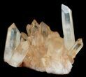 Tangerine Quartz Crystal Cluster - Madagascar #36215-1